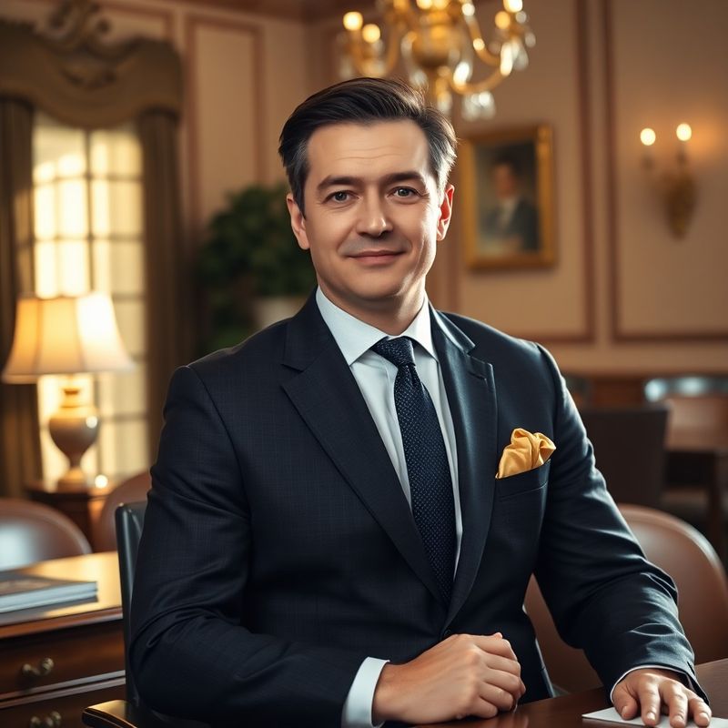 Finanční poradce Atelier Černý ve své kanceláři